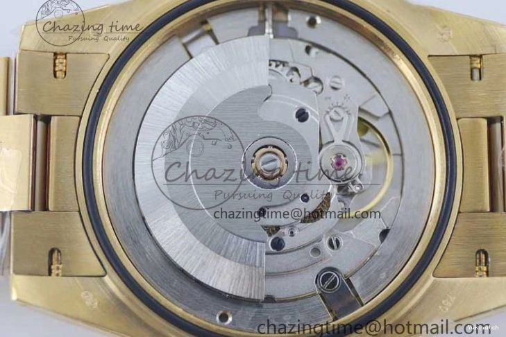 Bracelet YG 40mm Steel 904L 1:1 on YG TWF Dial Edition A2836 Best Crystal Date YG Day 0311